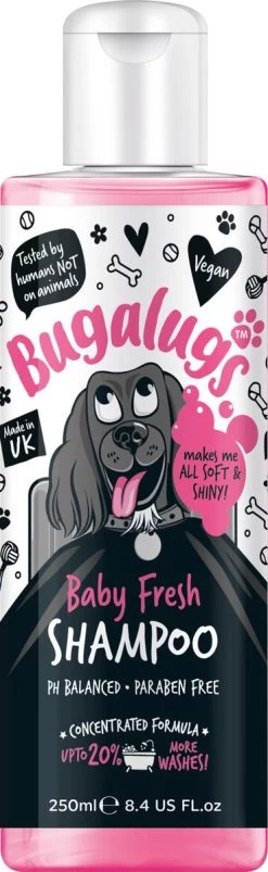 Bugalugs - Vachtverzorging Hond - Baby Fresh Gift Set - Hondenshampoo - Hondenparfum - Anti-klit Spray - 650 Ml - Kerstcadeau -Dierenwinkel 369x1200