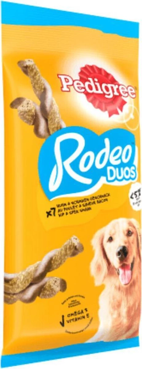 Pedigree Rodeo Duo Hondensnacks - Kip & Bacon - 10 X 7 Stuks 6 Pedigree Rodeo Duo Hondensnacks - Kip & Bacon - 10 X 7 Stuks - Afbeelding 4