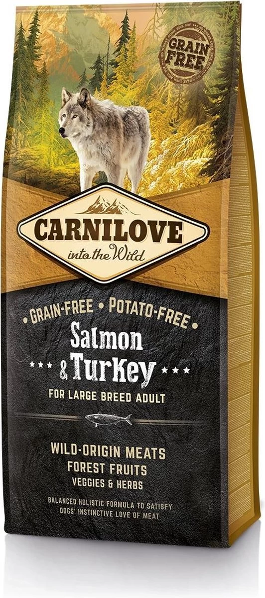 Carnilove Salmon / Turkey Adult Large Breed 3 Carnilove Salmon / Turkey Adult Large Breed