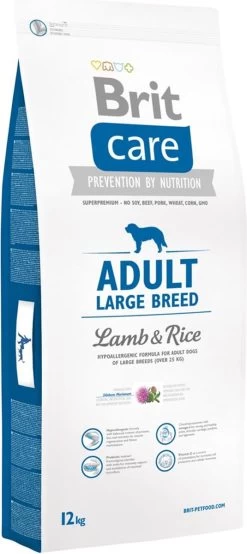 Brit Care Adult Large Breed Lamb & Rice 12 Kg - Hond
