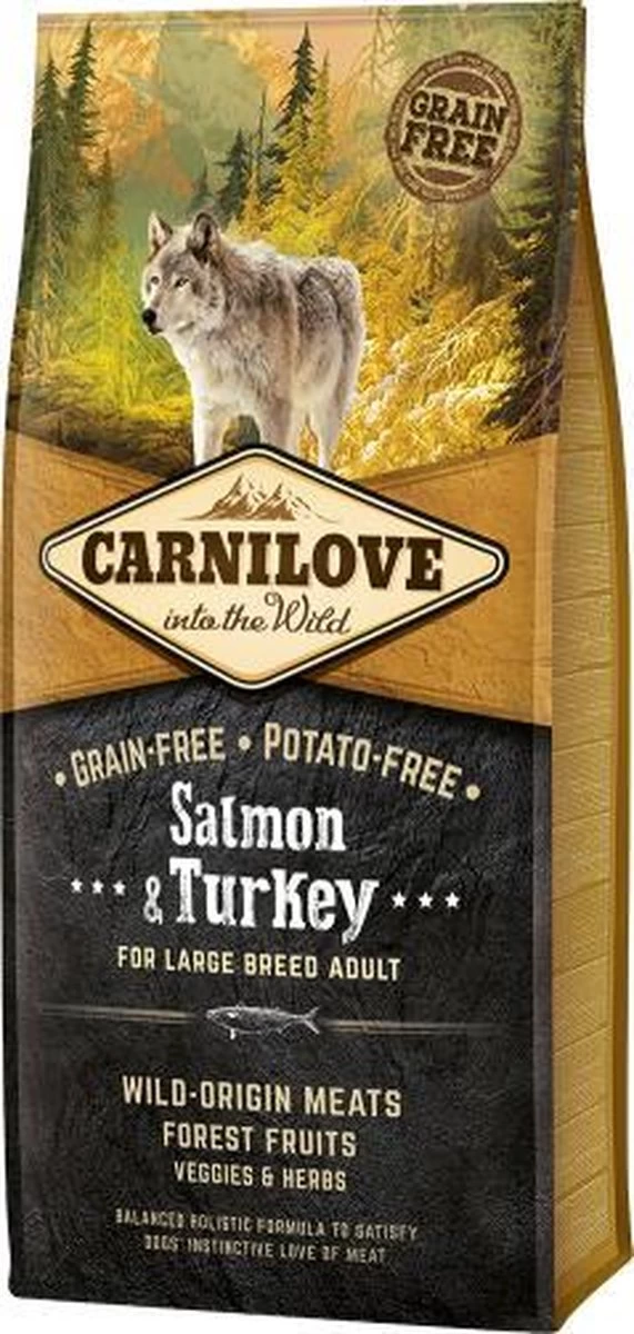 Carnilove Salmon / Turkey Adult Large Breed 8 Carnilove Salmon / Turkey Adult Large Breed - Afbeelding 6