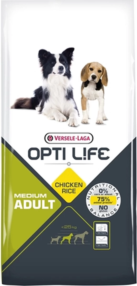 VERSELE-LAGA Versele Laga Opti Life Adult Medium - Hondenvoer - 12,5 Kg 8 VERSELE-LAGA Versele Laga Opti Life Adult Medium - Hondenvoer - 12,5 Kg - Afbeelding 6