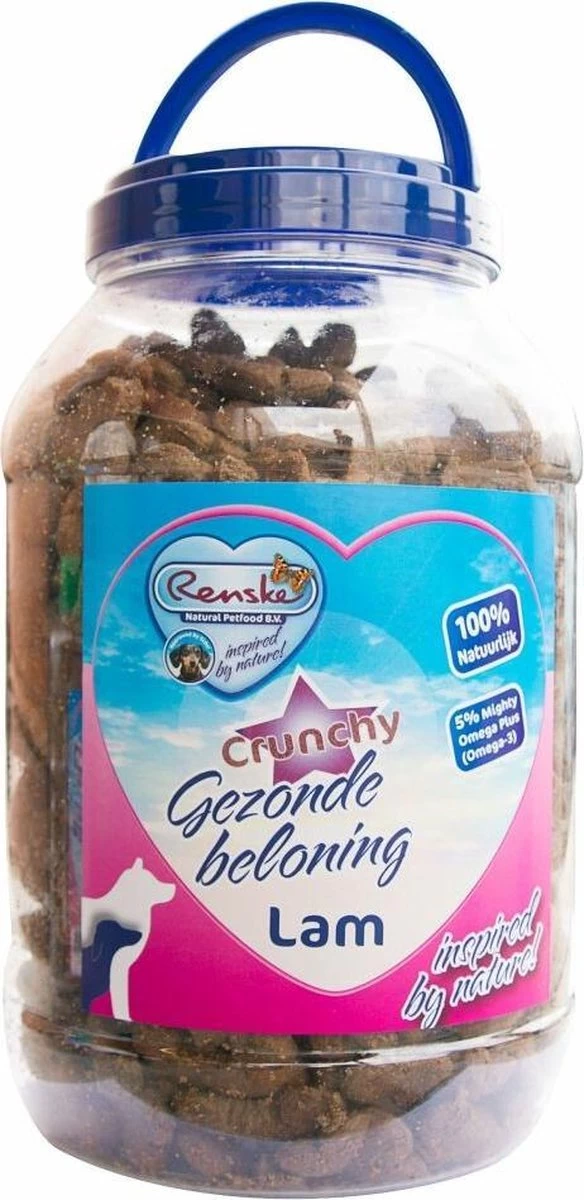 Renske Gezonde Beloning Koekjes Hondensnack - Lam - 2 Kg 3 Renske Gezonde Beloning Koekjes Hondensnack - Lam - 2 Kg