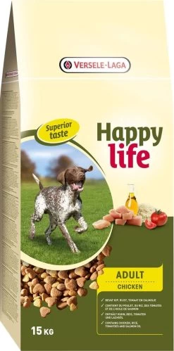 VERSELE-LAGA Happy Life Adult - Kip - Hondenvoer - 15 Kg -Dierenwinkel 594x1200 5