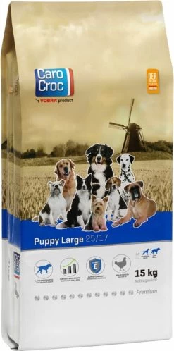 Carocroc Puppy Large Breed 15 KG -Dierenwinkel 595x1200