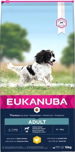 Eukanuba Dog Adult Medium Breed - Kip - Hondenvoer - 15 Kg -Dierenwinkel 597x1200 1