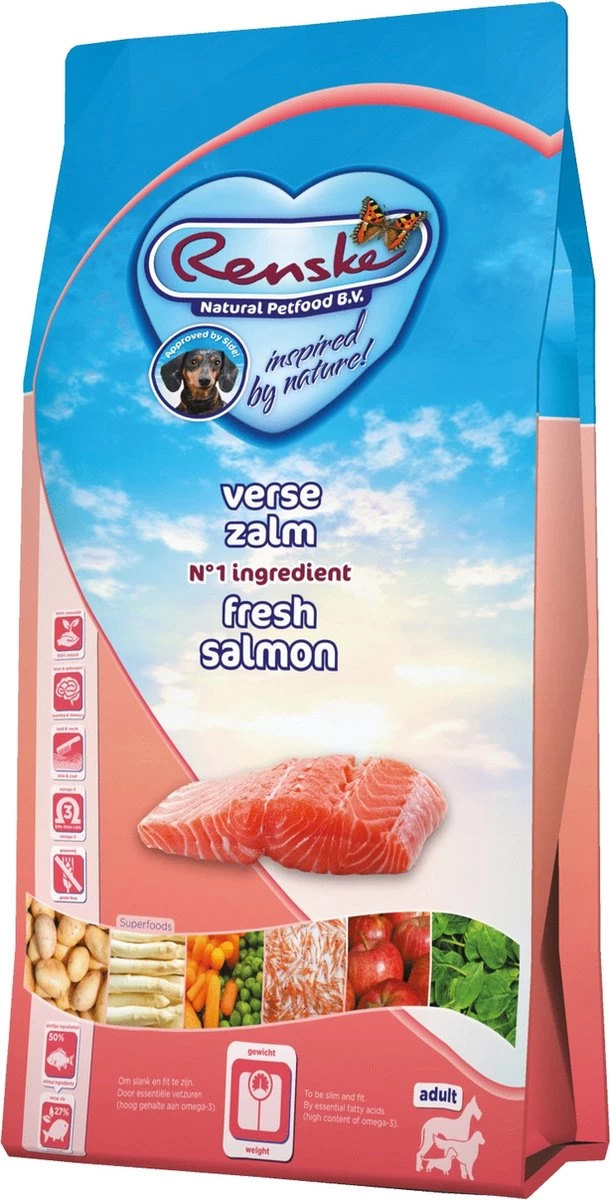 Renske Adult Zalm Graanvrij - Hondenvoer - 2 Kg 3 Renske Adult Zalm Graanvrij - Hondenvoer - 2 Kg