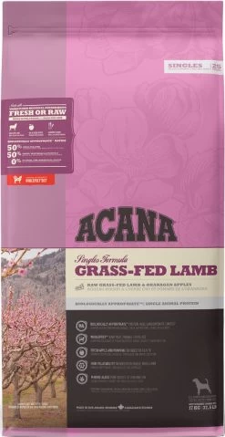 Acana Singles Grass-Fed Lamb Dog -Dierenwinkel 619x1200