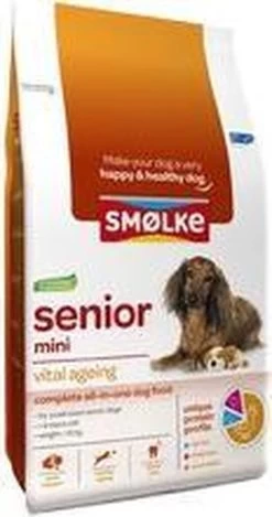 Smolke Senior Mini - Kip - Hondenvoer - 3 Kg -Dierenwinkel 632x1200