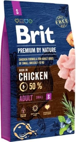 Brit Premium By Nature Hondenvoer Adult S 8 Kg - Hond