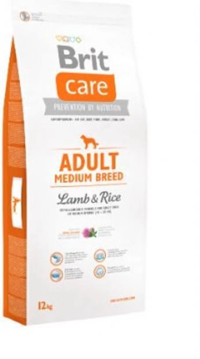Brit Care Adult Medium Lam Hypo-allergeen 12kg Met 50% Vlees! 5 Brit Care Adult Medium Lam Hypo-allergeen 12kg Met 50% Vlees! - Afbeelding 3