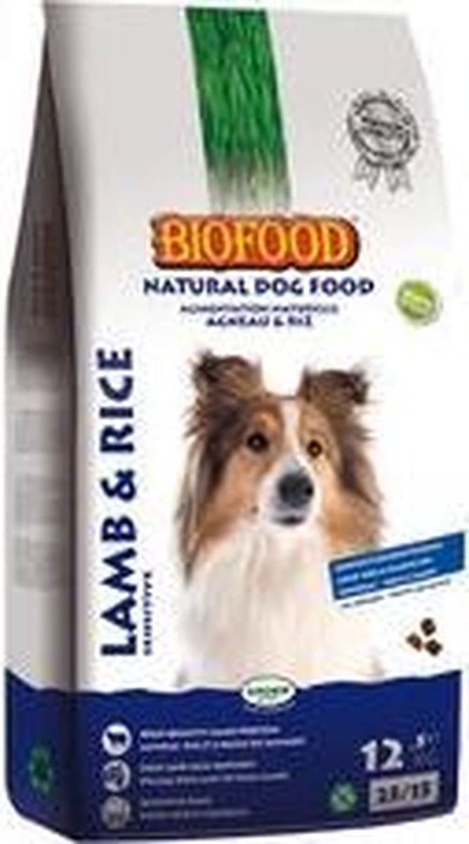 Biofood Hondenvoer - Lam & Rijst - 12.5 Kg 11 Biofood Hondenvoer - Lam & Rijst - 12.5 Kg - Afbeelding 9