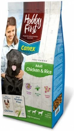 Hobbyfirst Canex Adult - Kip & Rijst - Hondenvoer - 12 Kg -Dierenwinkel 685x1200