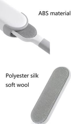 IGOODS - Pet Hair Remover - Hond & Kat Roller Brush - Dubbelzijdig Bont Ontharingsgereedschap Met Zelfreinigende Basis - Reismaatborstel - Voor Kleding - Bank - Tapijt - Autostoel GRIJS -Dierenwinkel 686x1200 2