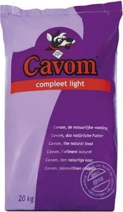 Cavom Compleet Hondenvoer Light - 5 Kg -Dierenwinkel 700x1200