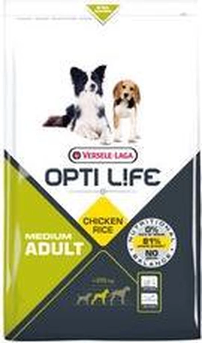 VERSELE-LAGA Versele Laga Opti Life Adult Medium - Hondenvoer - 12,5 Kg 9 VERSELE-LAGA Versele Laga Opti Life Adult Medium - Hondenvoer - 12,5 Kg - Afbeelding 7