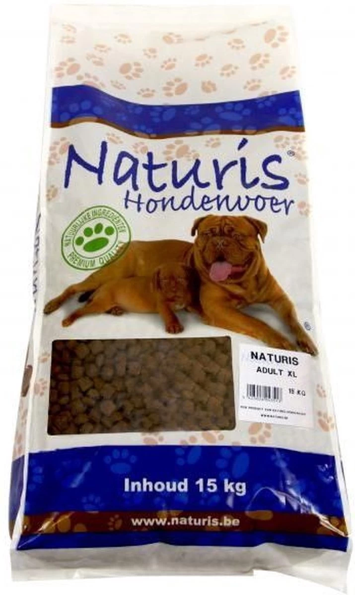 Naturis Krokante Brok Adult XL 15kg 5 Naturis Krokante Brok Adult XL 15kg - Afbeelding 3