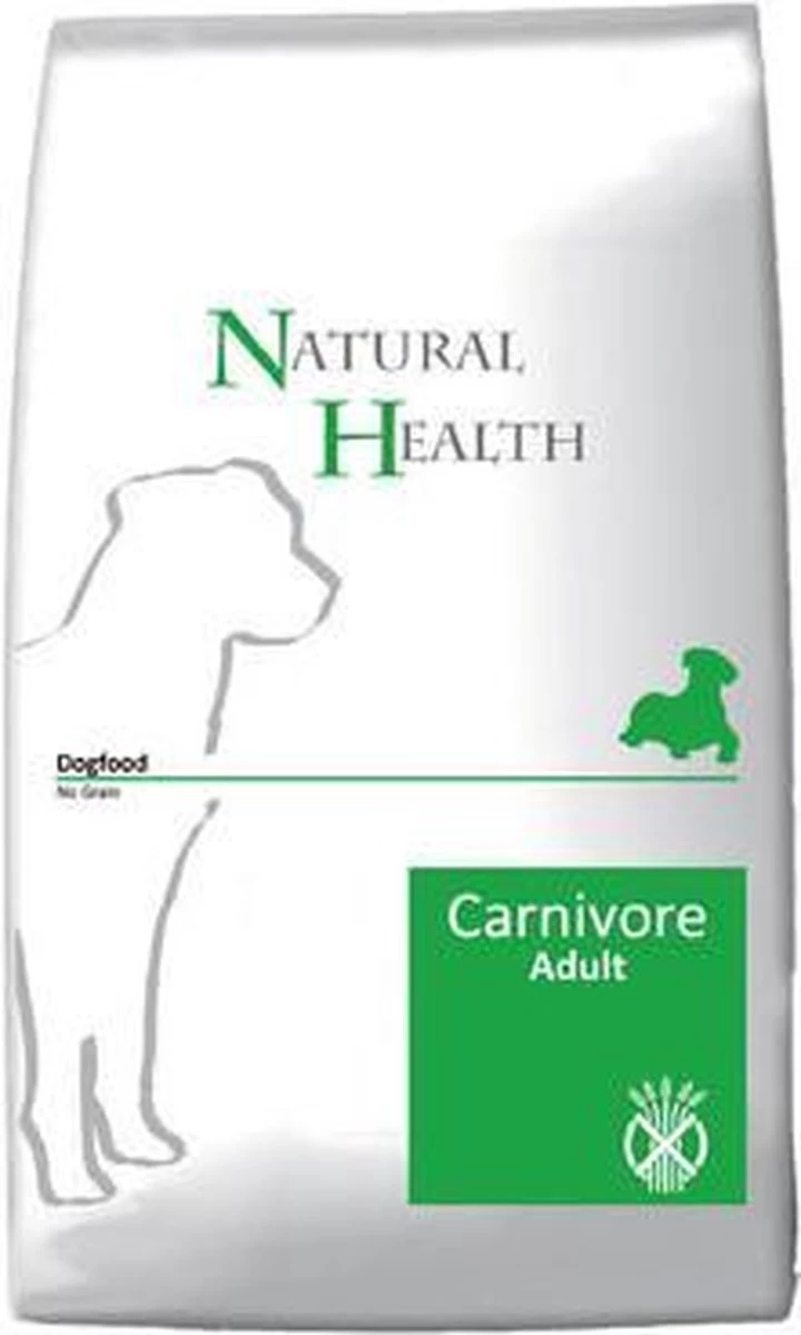 Natural Health Droogvoer Hondenvoeding Natural Health Dog Carnivore Adult Graanvrij - Premium 3 Natural Health Droogvoer Hondenvoeding Natural Health Dog Carnivore Adult Graanvrij - Premium