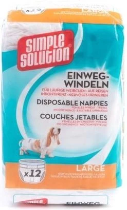 Simple Solution Wegwerp Honden Luier - SMALL 12 ST 38-48 CM -Dierenwinkel 723x1200 2