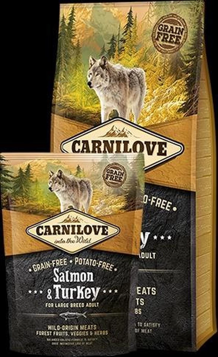Carnilove Salmon / Turkey Adult Large Breed 5 Carnilove Salmon / Turkey Adult Large Breed - Afbeelding 3
