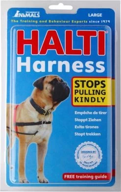Company Of Animals Halti Harnass - Anti Trektuigje - Hond - Large - Borstomvang Boven De 80 Cm – Zwart -Dierenwinkel 756x1200