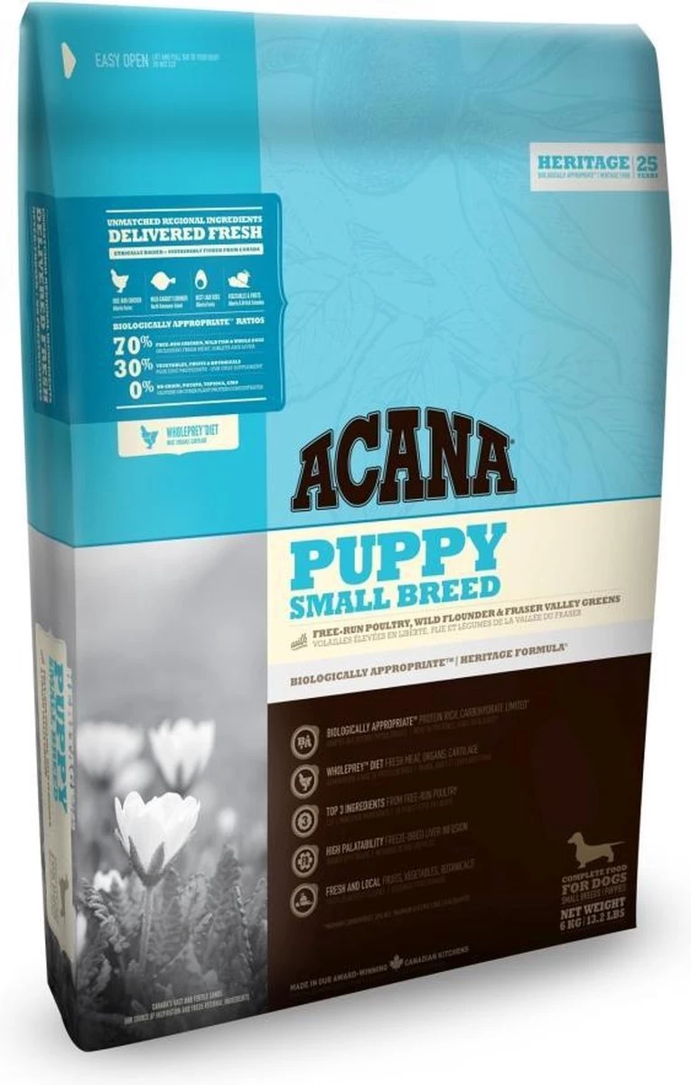 Acana Heritage Puppy Small Breed (6 KG) 3 Acana Heritage Puppy Small Breed (6 KG)