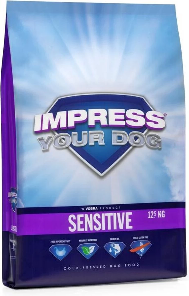 Impress Your Dog Sensitive Geperste Brok 12,5KG 3 Impress Your Dog Sensitive Geperste Brok 12,5KG