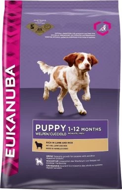 Eukanuba Puppy Junior - Medium Breed - Lam & Rijst - 2.5 Kg -Dierenwinkel 772x1200 1