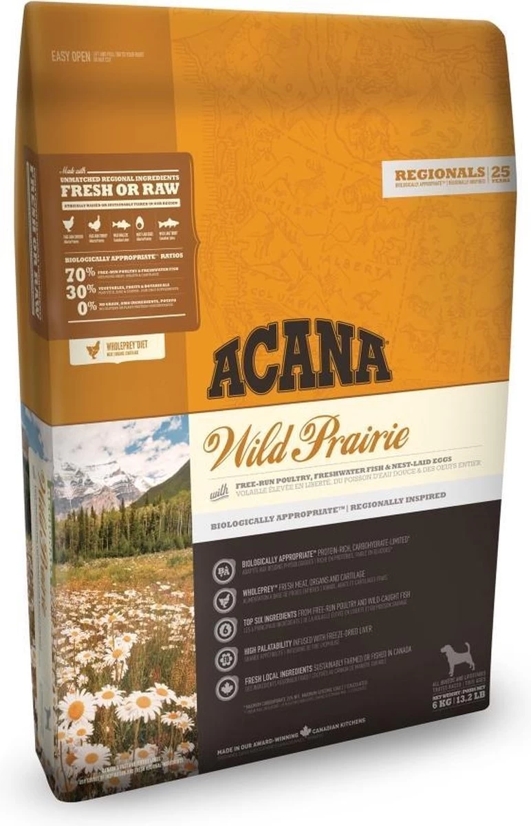 Acana Regionals Wild Prairie Dog 11,4 Kg - Hond 3 Acana Regionals Wild Prairie Dog 11,4 Kg - Hond