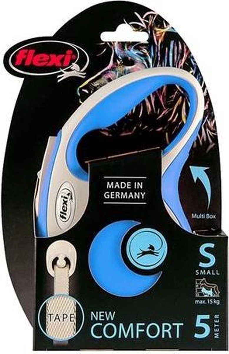 Flexi Rollijn New Comfort Tape L 8 M - Hondenriem - Blauw&Lichtgrijs 16 Flexi Rollijn New Comfort Tape L 8 M - Hondenriem - Blauw&Lichtgrijs - Afbeelding 14