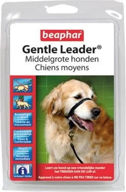 Gentle Leader Hoofdhalster Medium Zwart Beaphar -Dierenwinkel 788x1200