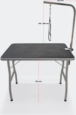 Honden Trimtafel Met Enkele Aanlijnoptie, 760 Mm Hoog, Inklapbaar; Kniptafel - Wastafel Met Lus Zwart / Grijs - Verzorgingstafel Voor Huisdieren - Multistrobe 14 Honden Trimtafel Met Enkele Aanlijnoptie, 760 Mm Hoog, Inklapbaar; Kniptafel - Wastafel Met Lus Zwart / Grijs - Verzorgingstafel Voor Huisdieren - Multistrobe -Dierenwinkel 798x1200