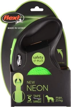 Flexi New Neon Tape - Hondenriem - Zwart/Groen - M - 5 M - (<25 Kg) 23 Flexi New Neon Tape - Hondenriem - Zwart/Groen - M - 5 M - (<25 Kg) -Dierenwinkel 800x1200 20