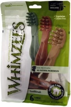 Whimzees Tandenborstel Hondensnack - 6,5 Cm - 48 Stuks -Dierenwinkel 801x1200