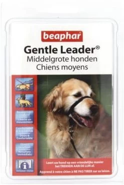 Gentle Leader Hoofdhalster Medium Zwart Beaphar -Dierenwinkel 806x1200