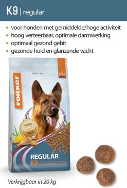 Fokker Hondenvoer Regular K9 20 Kg -Dierenwinkel 808x1200 1