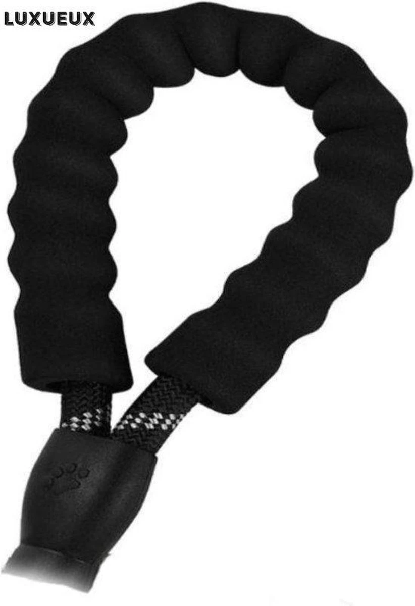 Hondenriem - Luxueux - Nieuw Verstevigd Model – Reflecterend - Voor Grote En Kleine Honden - Duurzaam Touw - Stevige Grip - Honden Trainen – Zwart - 1,50 Meter 4 Hondenriem - Luxueux - Nieuw Verstevigd Model – Reflecterend - Voor Grote En Kleine Honden - Duurzaam Touw - Stevige Grip - Honden Trainen – Zwart - 1,50 Meter - Afbeelding 2
