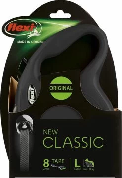 Flexi Rollijn New Classic Tape Large 8 M - Hondenriem - Zwart Tot 50kg -Dierenwinkel 825x1200 3