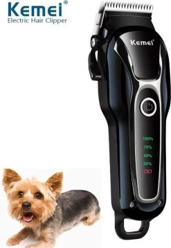 Merkloos Dierentondeuse + Haren Verwijderaar - Scheerapparaat Voor Honden En Katten - 4 Opzetstukken - Oplaadbaar - Draadloos - Stil - Verschillende Haar En Vachtlengtes - Hondentrimmer - Honden Trimmer - Honden Knippen - Haren Knippen -Dierenwinkel 827x1200 1