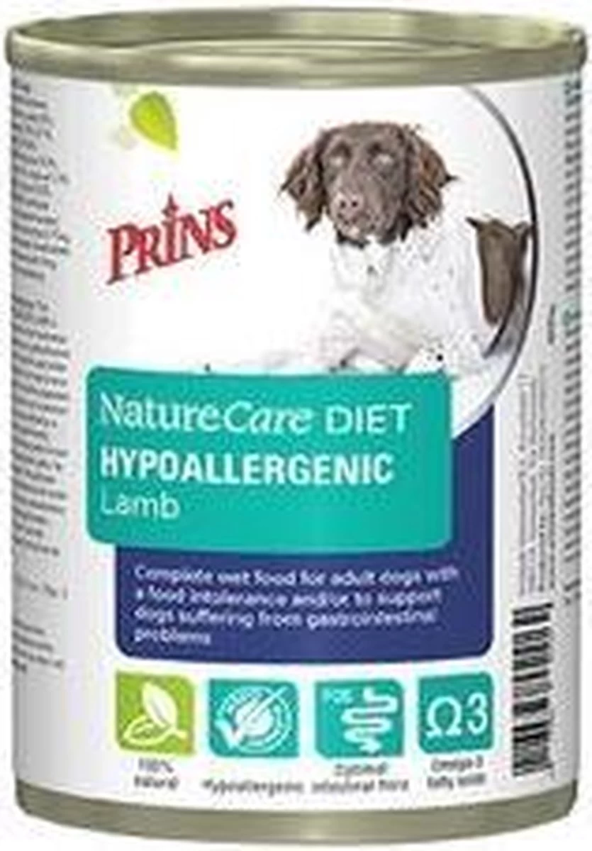 Prins Naturecare Diet Dog Hypoallegenic - Lam - Hondenvoer - 6 X 400 G 6 Prins Naturecare Diet Dog Hypoallegenic - Lam - Hondenvoer - 6 X 400 G - Afbeelding 4