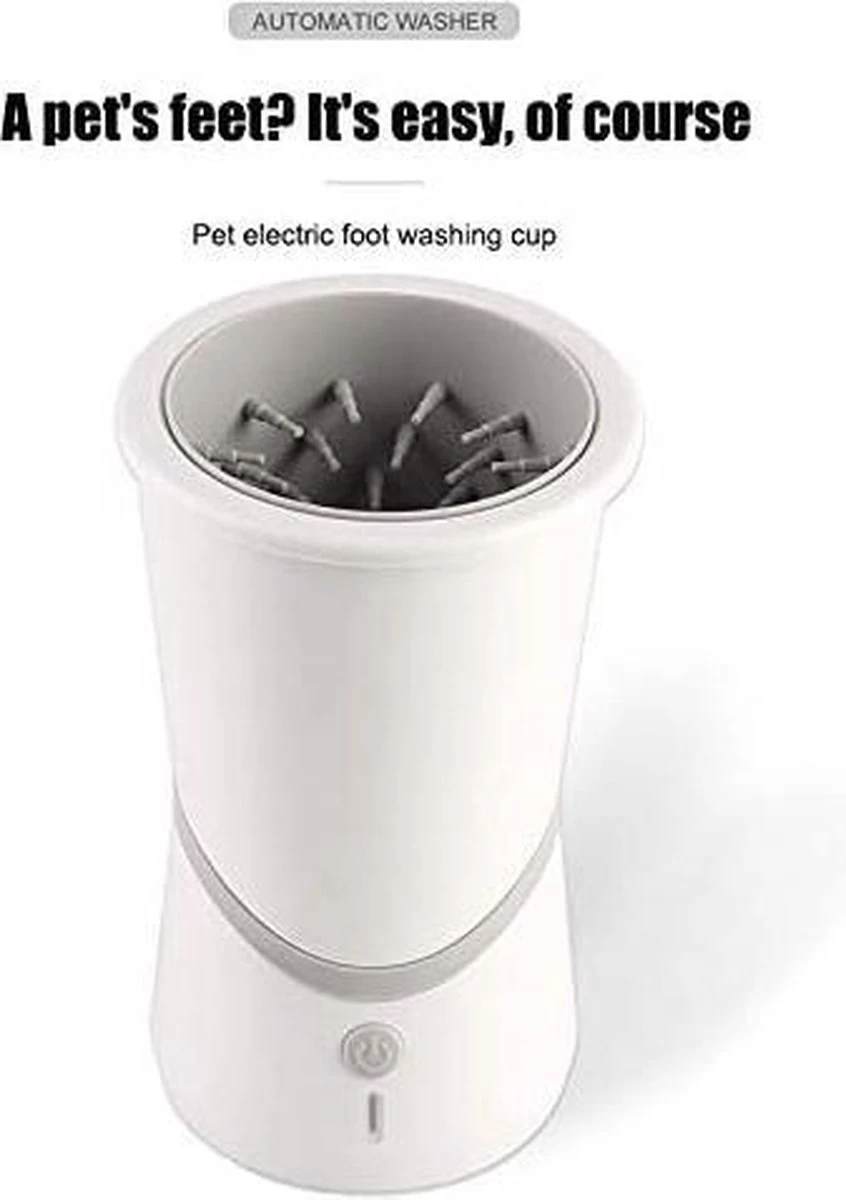 Merkloos Elektrische Hondenpootreiniger Draagbare Pet Voetenreinigingsborstel Zuigerkom Hondenvoetenreiniger Wasmachine Zachte Siliconenborstels Voor Modderige Poten Oplaadbare USB 10 Merkloos Elektrische Hondenpootreiniger Draagbare Pet Voetenreinigingsborstel Zuigerkom Hondenvoetenreiniger Wasmachine Zachte Siliconenborstels Voor Modderige Poten Oplaadbare USB - Afbeelding 8