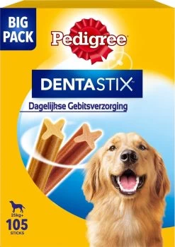 Pedigree Dentastix Kauwstaven - Gebitsverzorgende Hondensnacks - Maxi - 105 Stuks -Dierenwinkel 847x1200 3