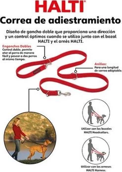 Company Of Animals Halti Trainingslijn - Large - 2 Meter - Verstelbaar - Zwart -Dierenwinkel 849x1200