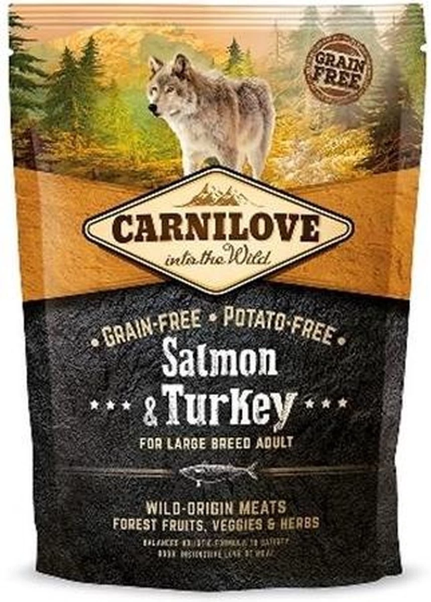Carnilove Salmon / Turkey Adult Large Breed 4 Carnilove Salmon / Turkey Adult Large Breed - Afbeelding 2