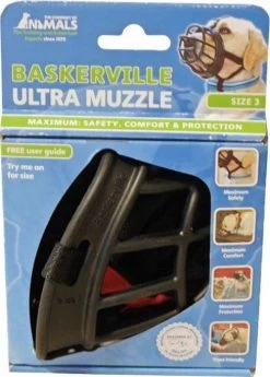 Company Of Animals Baskerville Ultra Muzzle - Muilkorf - Maat 3 (M) - Zwart -Dierenwinkel 860x1200 3