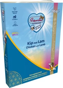 10x Renske Vers Gestoomd Complete Menu Kip - Lam 395 Gr -Dierenwinkel 862x1200 3