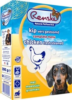 10x Renske Vers Gestoomd Complete Menu Kip - Rijst 395 Gr 16 10x Renske Vers Gestoomd Complete Menu Kip - Rijst 395 Gr -Dierenwinkel 866x1200