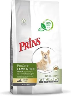 Prins ProCare Croque Lam & Rijst Senior 10 Kg - Hond