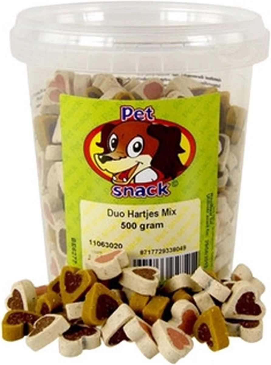 Petsnack Duo Mix Hartjes 500 Gr 6 Petsnack Duo Mix Hartjes 500 Gr - Afbeelding 4