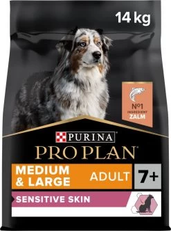 Pro Plan Medium & Large Adult 7+ (Senior) Sensitive Skin - Honden Droogvoer - Zalm - 14 Kg -Dierenwinkel 894x1200 5